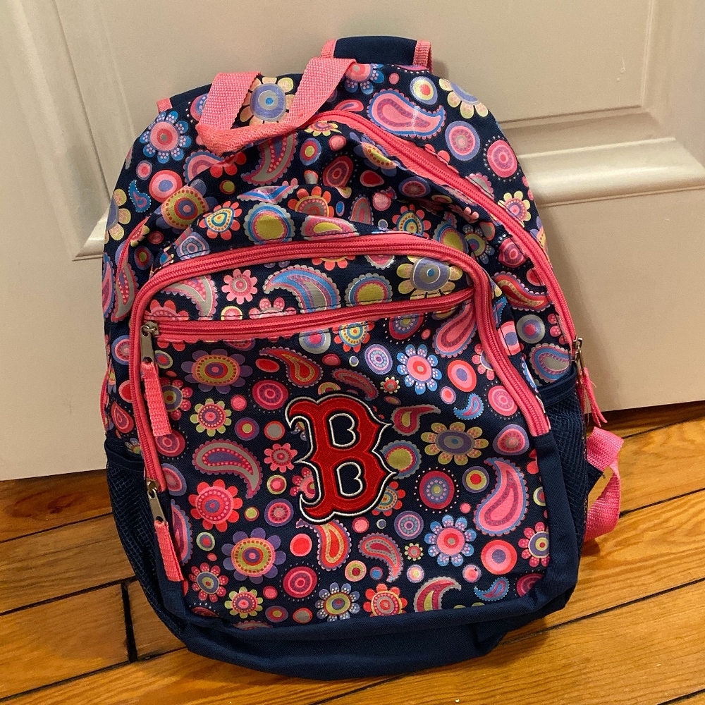 Boston Red Sox girls backpack